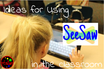 using seesaw in the classroom cover